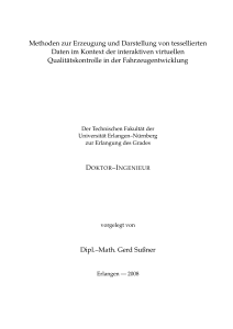 Methoden zur Erzeugung und Darstellung von