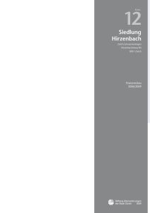 Siedlung Hirzenbach - Age