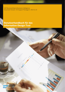 Benutzerhandbuch für das Information-Design-Tool