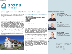 arona ag | Ihr neuer Immobilien