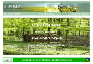 BHKW LENZ BioPower