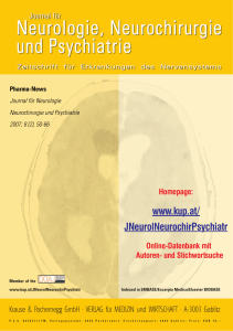 www.kup.at/ JNeurolNeurochirPsychiatr