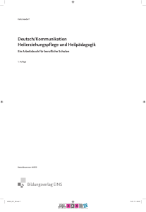 Deutsch/Kommunikation Heilerziehungspflege und Heilpädagogik