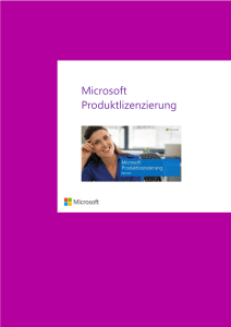 Microsoft Produktlizenzierung