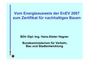 Energieausweis - EnEV