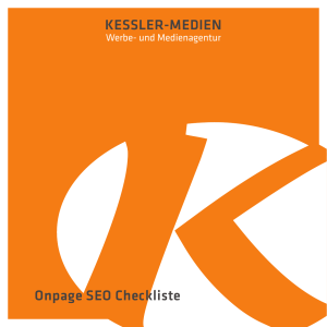 KESSLER-MEDIEN Onpage SEO Checkliste