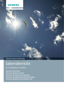 Jahresbericht Siemens