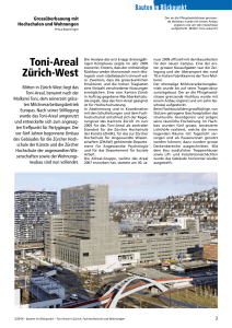 Toni-Areal Zürich-West - Robe
