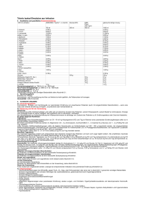 Trimix isokal Emulsion zur Infusion