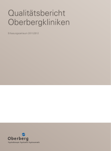 Qualitätsbericht Oberbergkliniken