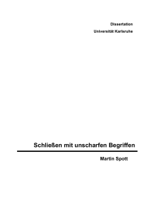 Schließen mit unscharfen Begriffen