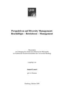 Perspektiven auf Diversity Management
