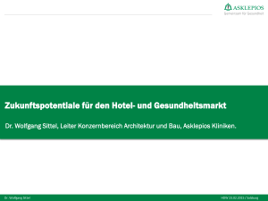 1 ZUKUNFTSPOTENZIALE FUER DEN HOTEL UND