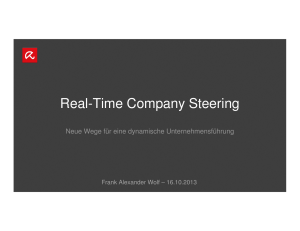 Real-Time Company Steering