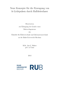 Neue Konzepte für die Erzeugung von fs