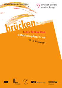 Programm - hmt - Hochschule für Musik und Theater Rostock