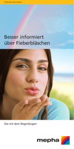 Besser informiert über Fieberbläschen