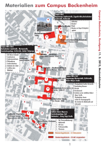 Materialien zum Campus Bockenheim