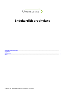 Endokarditisprophylaxe