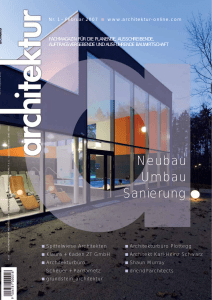 Architektur - Heft1 - Februar 2007 - architektur