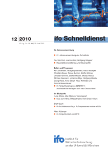 ifo Schnelldienst 12/2010