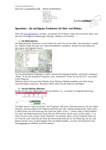 Anleitung für Agrometeo
