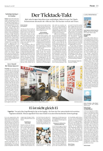 DerTicktack-Takt - V&ouml;gele Kultur Zentrum
