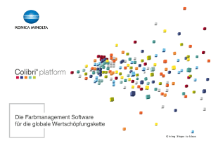 Die Farbmanagement Software für die globale Wertschöpfungskette