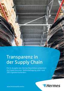 Transparenz in der Supply Chain