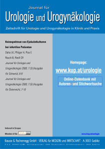 Keimspektrum von Ejakulatkulturen bei infertilen Patienten