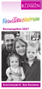 Kurse 2017 - Familienzentrum