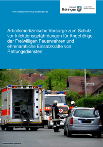 Arbeitsmedizinische Vorsorge zum Schutz vor