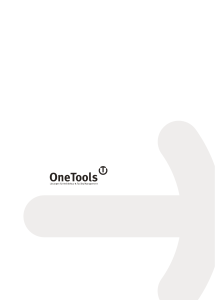 OneTools Image Broschüre
