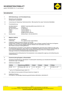 sicherheitsdatenblatt