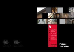 Projekte 2007 – 2009