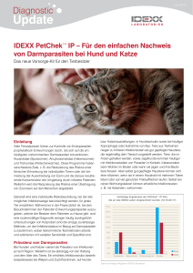 IDEXX PetChek™ IP - Für den einfachen Nachweis von