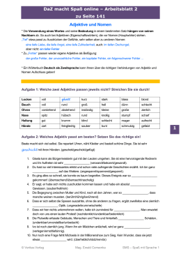 Nomen Verben Adjektive Online
