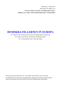 Umfeld des Demokratie