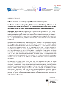 pressemitteilung - Union der deutschen Akademien der
