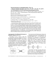 Wechselwirkungen in Molekülkristallen, 179 [1, 2].