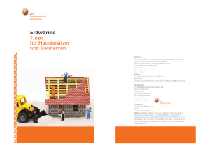 Erdw&auml;rme - Tipps f&uuml;r Hausbesitzer und Bauherren