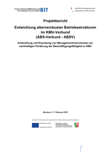 Projekt: Alternsrobuste Betriebsstrukturen im KMU-Verbund