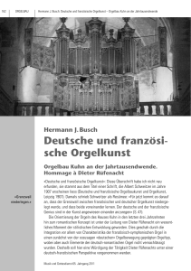 04 / 11 Hermann J. Busch Deutsche und französische Orgelkunst