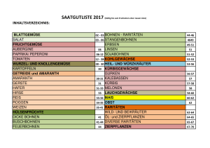 INHALTSVERZEICHNIS: - Stiftung Kaiserstühler Garten