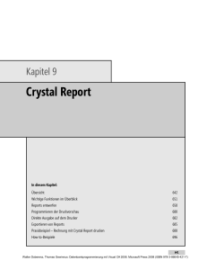 Crystal Report - EDV