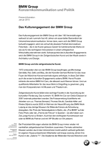 BMW Grou Konzernko BMW Group Konzernkommun BMW Group