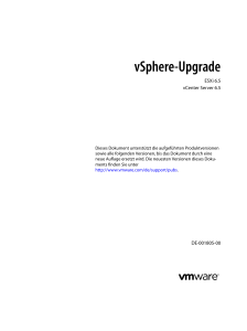 vSphere-Upgrade