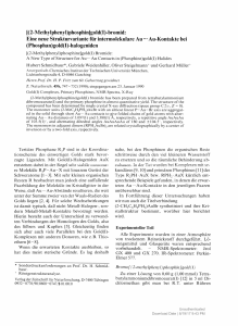 (2-Methylphenyl)phosphinlgold(I)-bromid: Eine neue