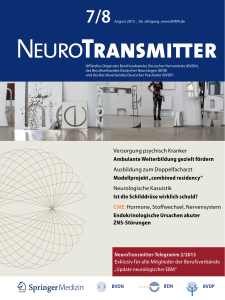 NeuroTransmitter vom Juli/ August 2015