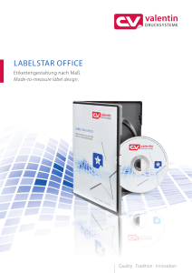Prospekt Labelstar Office - Carl Valentin Drucksysteme